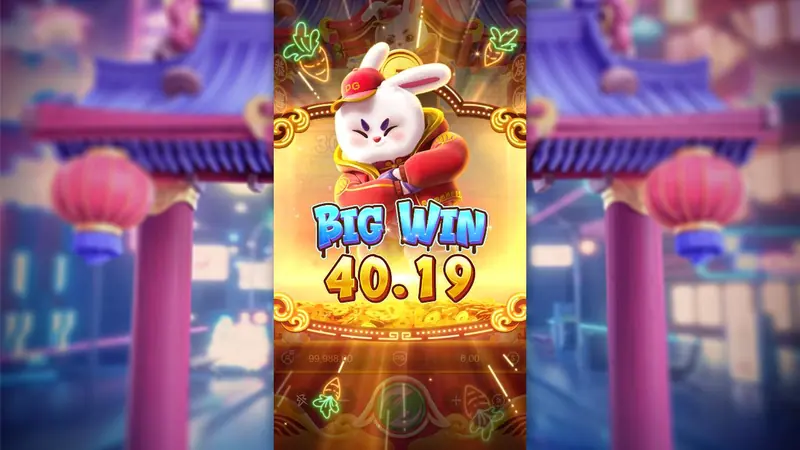 Fortune Rabbit slot by PG Soft – reels during a demo spin